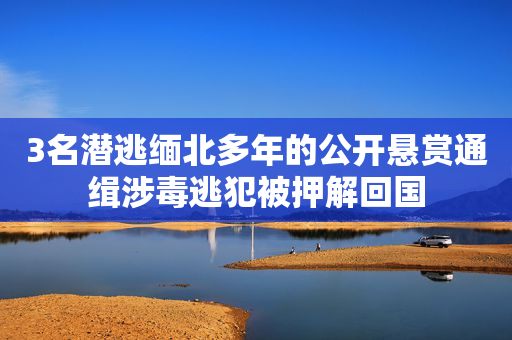 3名潜逃缅北多年的公开悬赏通缉涉毒逃犯被押解回国
