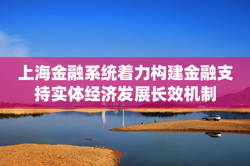 上海金融系统着力构建金融支持实体经济发展长效机制