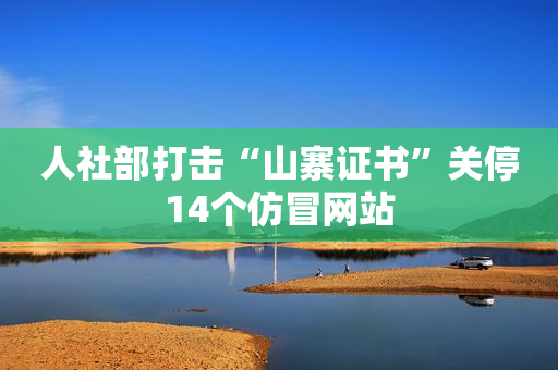 人社部打击“山寨证书”关停14个仿冒网站