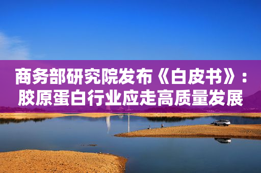 商务部研究院发布《白皮书》：胶原蛋白行业应走高质量发展之路