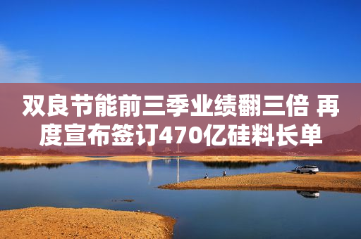 双良节能前三季业绩翻三倍 再度宣布签订470亿硅料长单