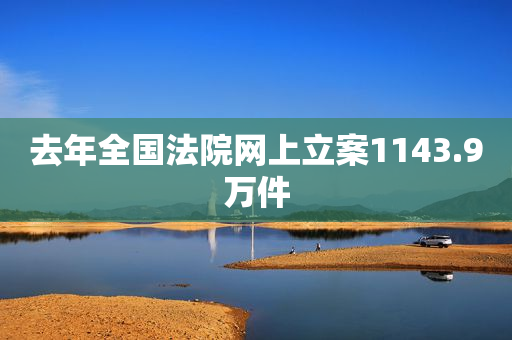 去年全国法院网上立案1143.9万件