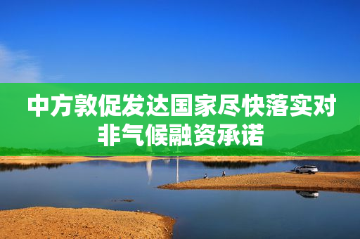 中方敦促发达国家尽快落实对非气候融资承诺