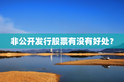 非公开发行股票有没有好处？