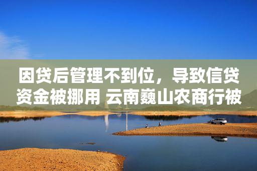 因贷后管理不到位，导致信贷资金被挪用 云南巍山农商行被罚30万元