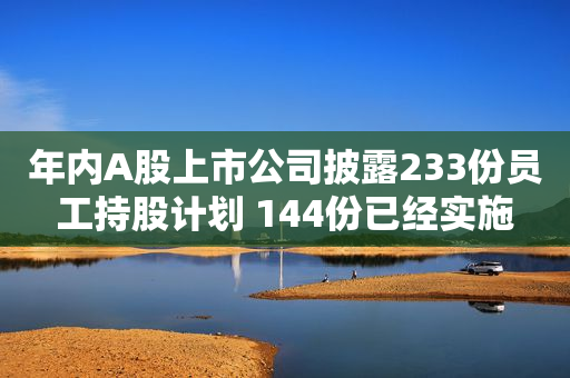 年内A股上市公司披露233份员工持股计划 144份已经实施
