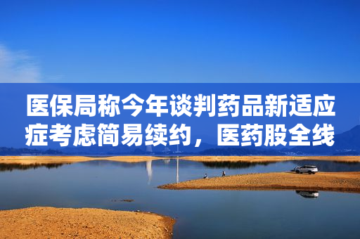 医保局称今年谈判药品新适应症考虑简易续约，医药股全线反弹，实际利好有多大？