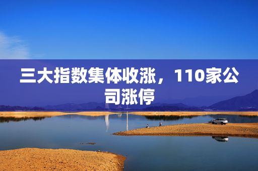 三大指数集体收涨，110家公司涨停