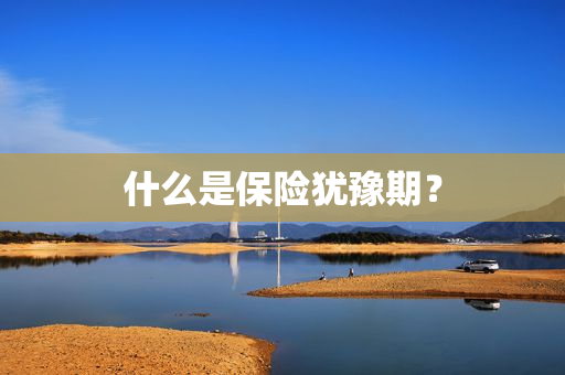 什么是保险犹豫期？