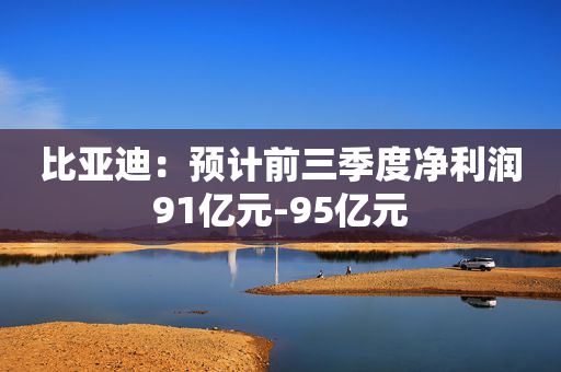 比亚迪：预计前三季度净利润91亿元-95亿元
