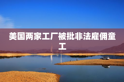 美国两家工厂被批非法雇佣童工