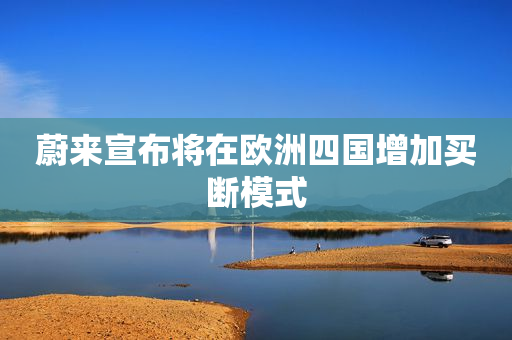 蔚来宣布将在欧洲四国增加买断模式