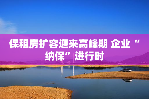 保租房扩容迎来高峰期 企业“纳保”进行时