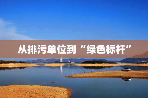 从排污单位到“绿色标杆”