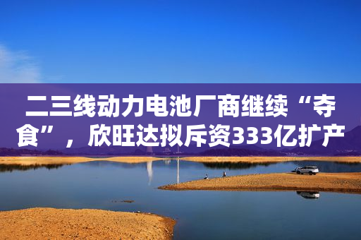 二三线动力电池厂商继续“夺食”，欣旺达拟斥资333亿扩产