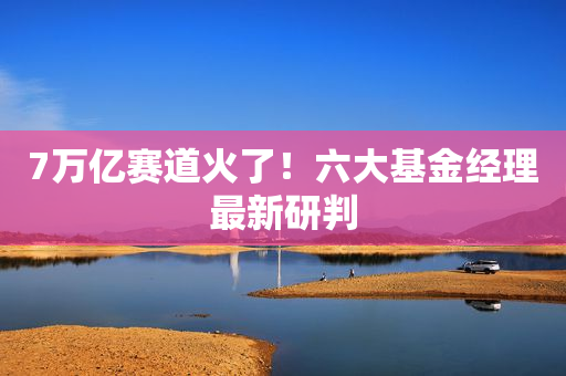 7万亿赛道火了！六大基金经理最新研判