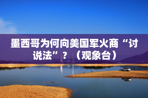 墨西哥为何向美国军火商“讨说法”？（观象台）