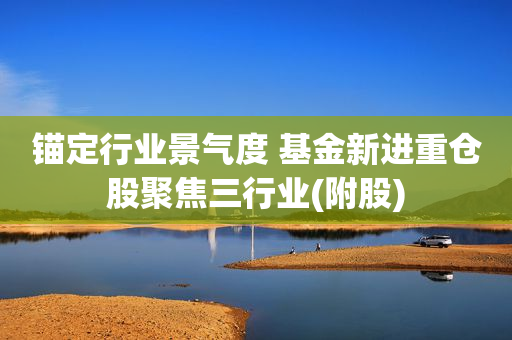 锚定行业景气度 基金新进重仓股聚焦三行业(附股)