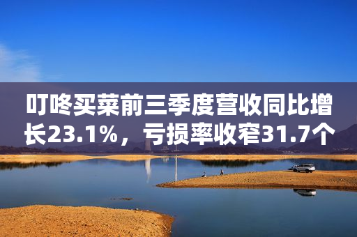 叮咚买菜前三季度营收同比增长23.1%，亏损率收窄31.7个百分点