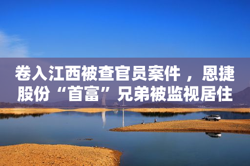 卷入江西被查官员案件 ，恩捷股份“首富”兄弟被监视居住