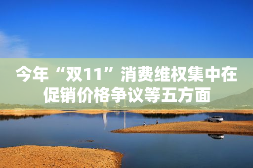 今年“双11”消费维权集中在促销价格争议等五方面