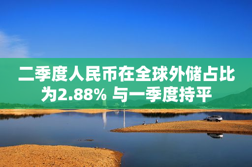 二季度人民币在全球外储占比为2.88% 与一季度持平