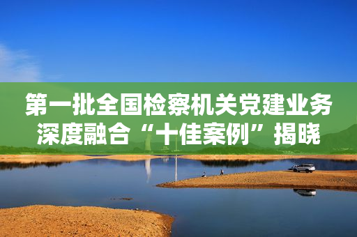 第一批全国检察机关党建业务深度融合“十佳案例”揭晓