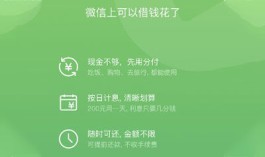 微信分付怎么开通借款功能(微信分付咋个开通)