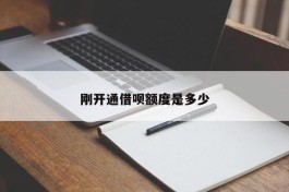 刚开通借呗额度是多少