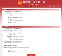 新力地产因有能力拒不履行，被列为失信被执行人