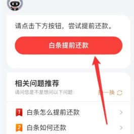 京东白条提前还款的方法(京东白条提前还款怎么操作)