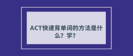 背单词方法(有效的背单词方法)