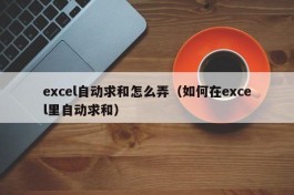 excel自动求和怎么弄（如何在excel里自动求和）