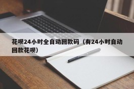花呗24小时全自动回款码（有24小时自动回款花呗）