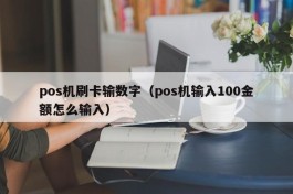 pos机刷卡输数字（pos机输入100金额怎么输入）