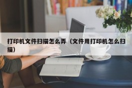 打印机文件扫描怎么弄（文件用打印机怎么扫描）