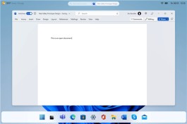 Win12系统或新增“灵动岛”设计 截图曝光