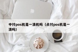 中付pos机是一清机吗（点付pos机是一清吗）