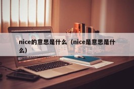 nice的意思是什么（nice是意思是什么）