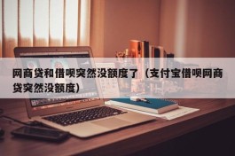 网商贷和借呗突然没额度了（支付宝借呗网商贷突然没额度）