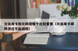 欠信用卡和欠网贷哪个比较重要（欠信用卡跟网贷还不起结局）