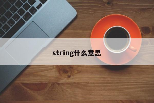 string什么意思