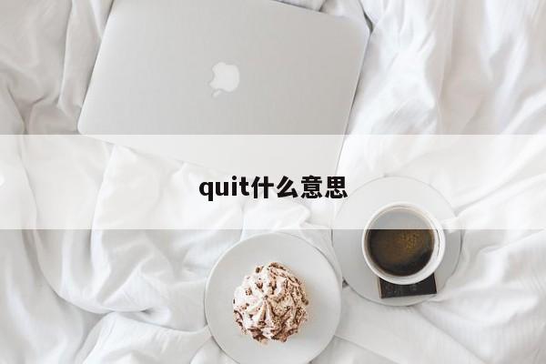 quit什么意思