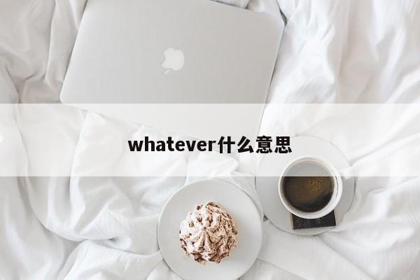 whatever什么意思