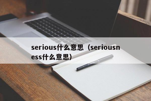 serious什么意思（seriousness什么意思）