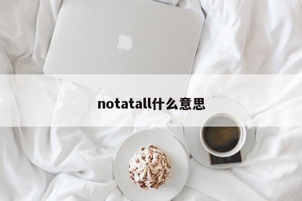 notatall什么意思