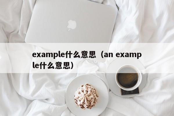 example什么意思（an example什么意思）