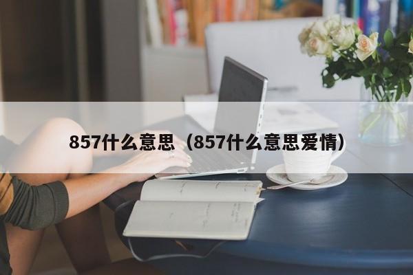 857什么意思（857什么意思爱情）