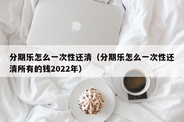 分期乐怎么一次性还清（分期乐怎么一次性还清所有的钱2022年）